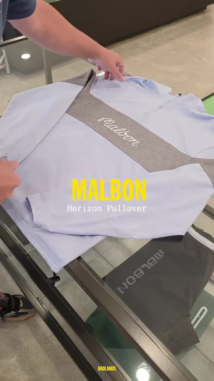 MALBON ⛳️ HORIZON PULLOVER. A little golf. A little workwear. A lot of MALBON…