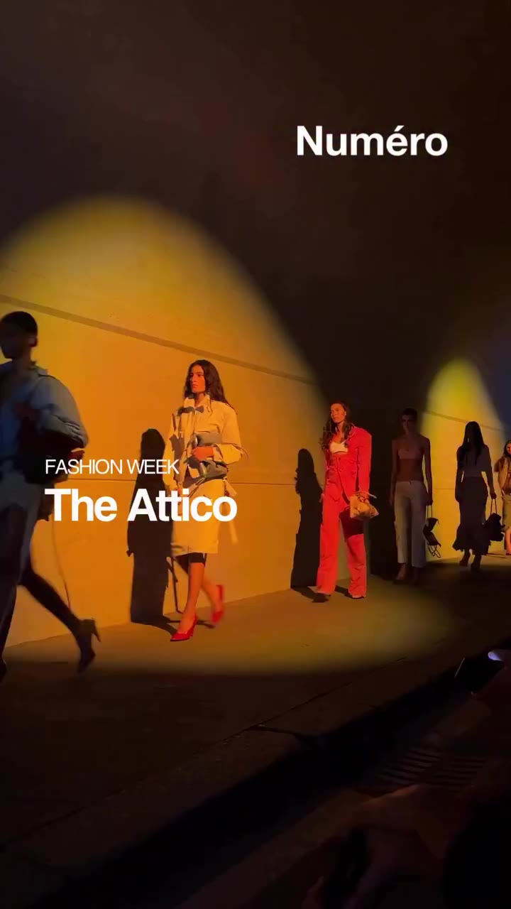 Tonight, @theattico unveiled their Spring/Summer 2027 show in Milan. Follow…