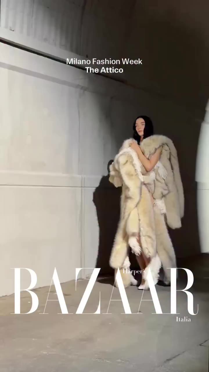 @theattico in passerella alla @milanfashionweek #bazaaritalia #mfw