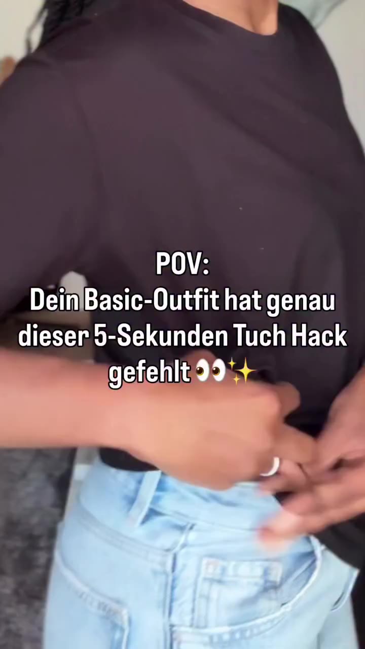 Jeans + Basic-Shirt – eigentlich ein ganz einfacher Look. Aber manchmal…