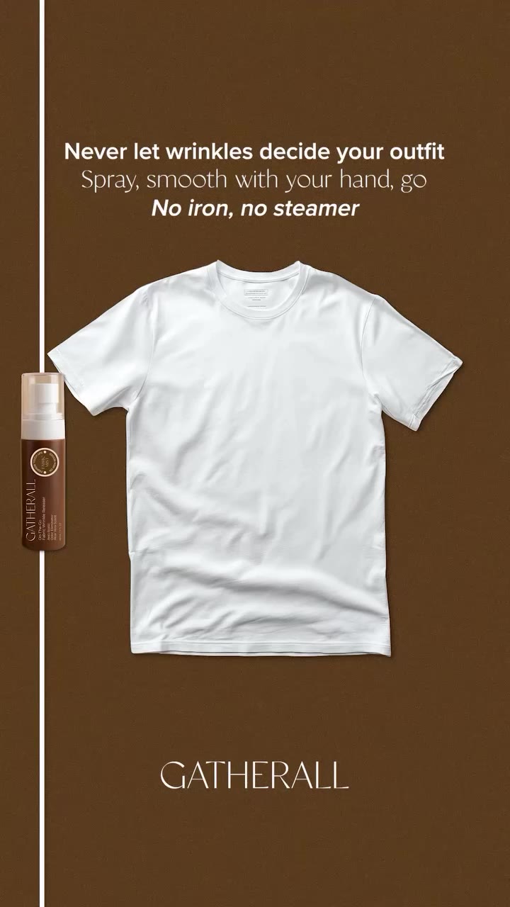 Rethink Steaming🔌 No iron. No steamer. Just spray & smooth with your hand 🤚🏻
