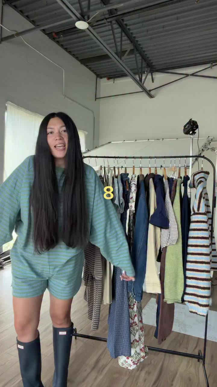 8 staple pieces for your FUN FALL wardrobe with Missy 🩵🤎 Of course she threw…