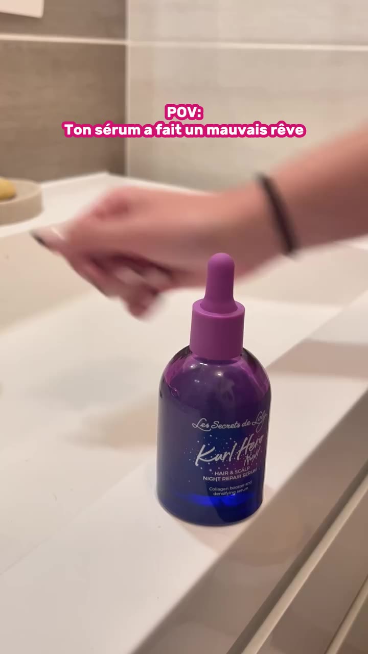 Visiblement, même les produits capillaires font des cauchemars… 😭 Pour la…