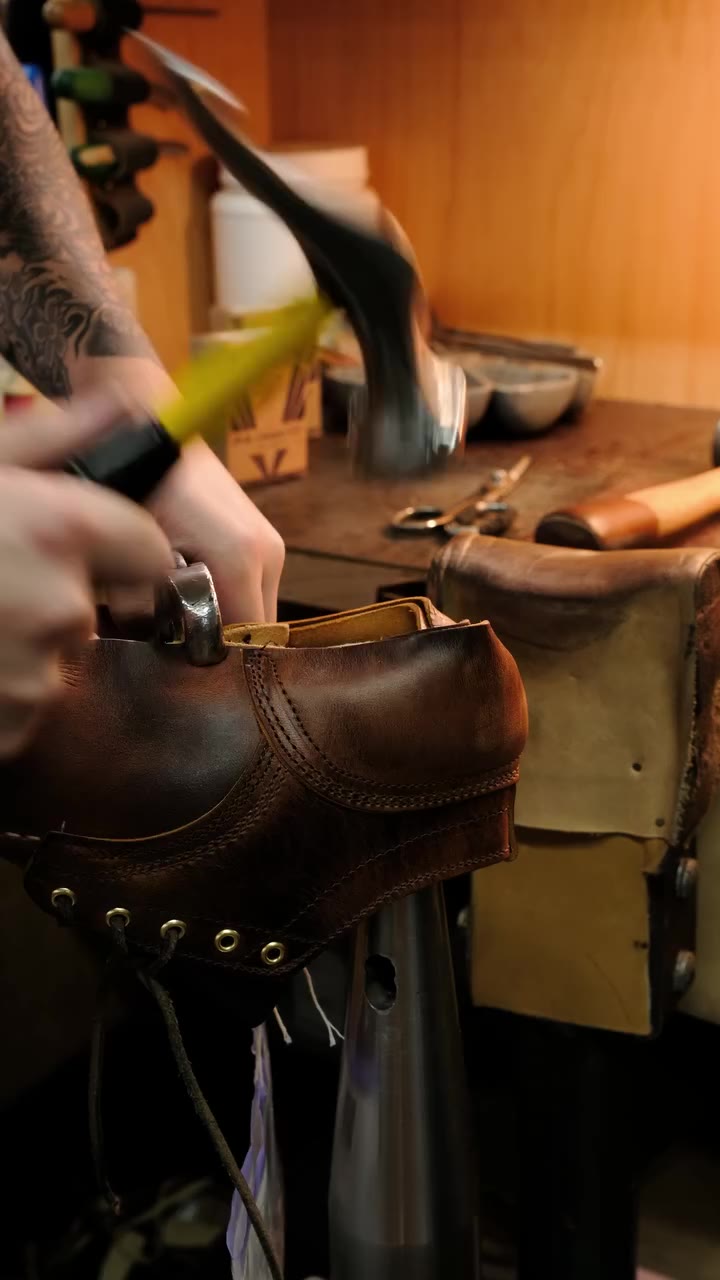 Building $600 Handmade Leather Boots #Nicksboots #Handmade #Leather #Boots…