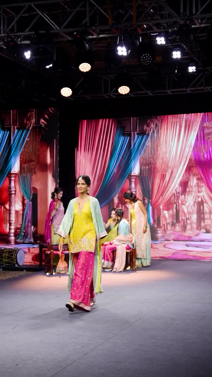 A little colour. A lot of couture. And a runway full of stories. ✨ Rosy…