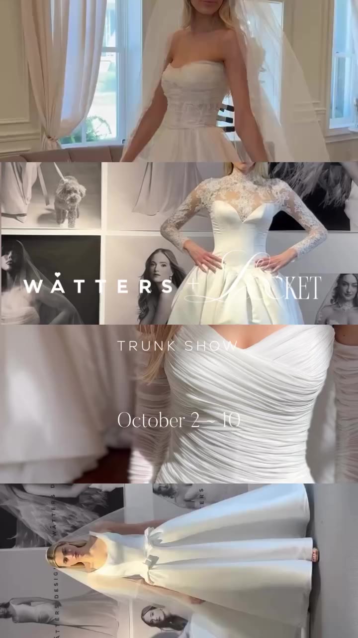 Mark your calendars 📅 October 2 - 10, Locket + Watters Trunk Show hosted by…