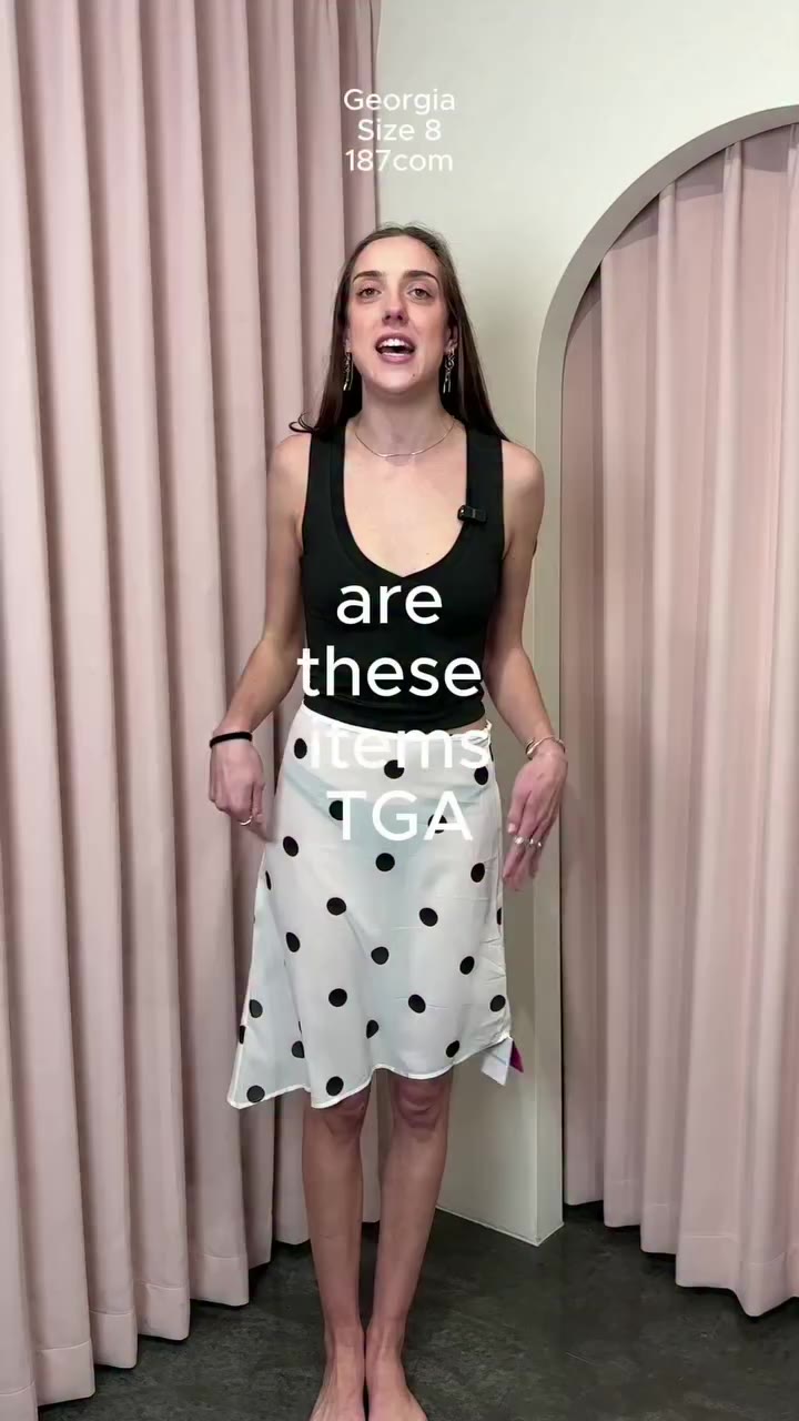 are our best sellers tall girl approved? 🤭 - Jordan White Polka Dot Sheer…