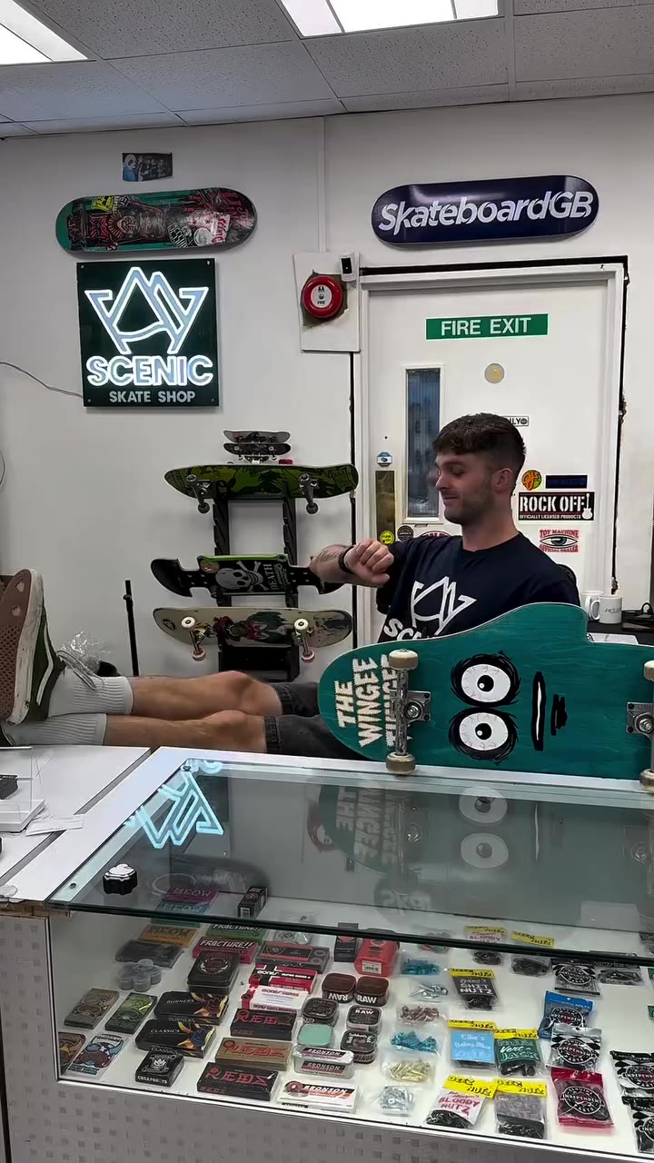 @jjbdude was bored so grabbed the wingee board and did a quick trick 🛹 🤙