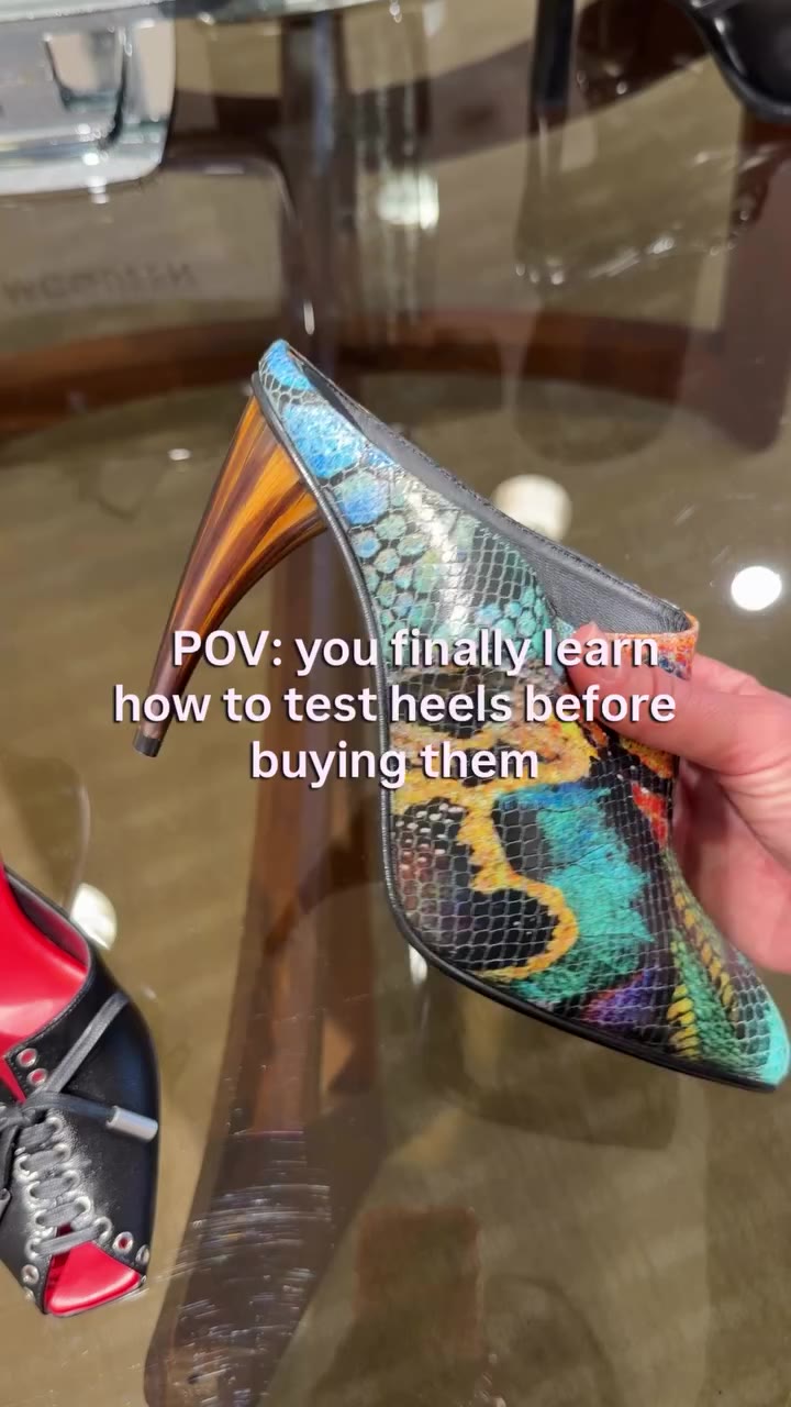 You know when you buy gorgeous heels and 20 minutes into wearing them you’re…
