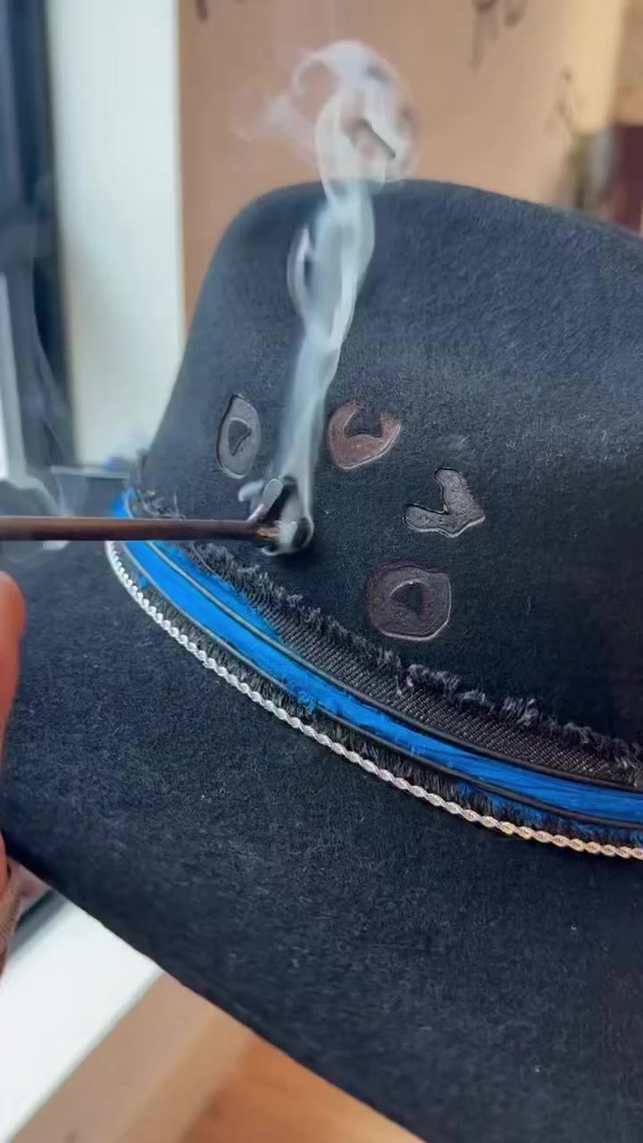 Carolina Panthers inspired cowboy hat🏈💙 We are officially bringing the #1…