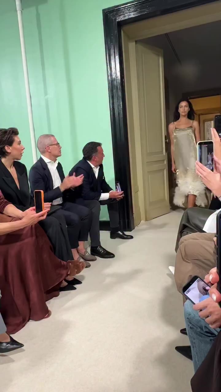 Fun at Ferretti!!! Thank youuuuuu @albertaferretti & @lorenzo.serafini1973 of…
