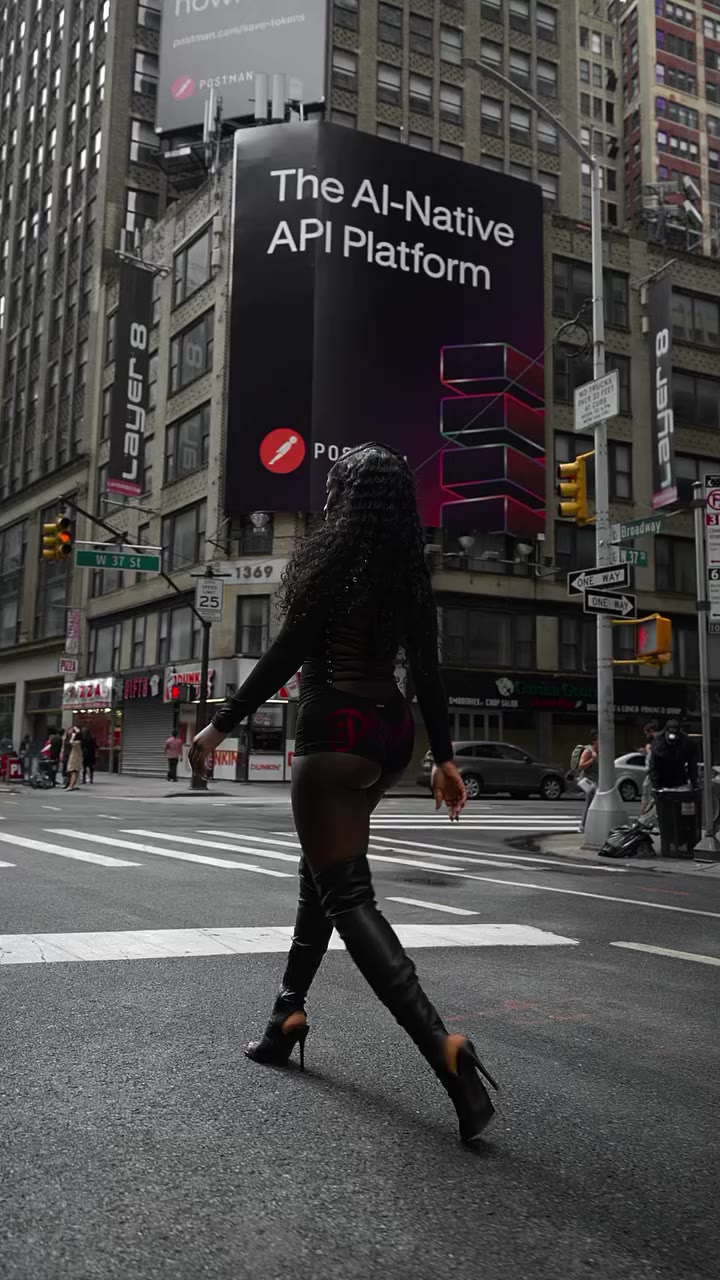 Breaking Necks on Broadway! #broadway #38th #nyfw @laelae_219