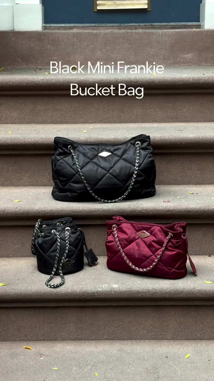 Introducing Frankie: three new silhouettes, from shoulder bag to bucket bag…