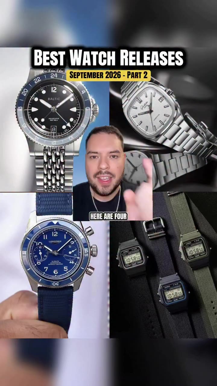 Best Watch Releases of September 2026 - Part 2 #menswatches #swisswatch #casio…
