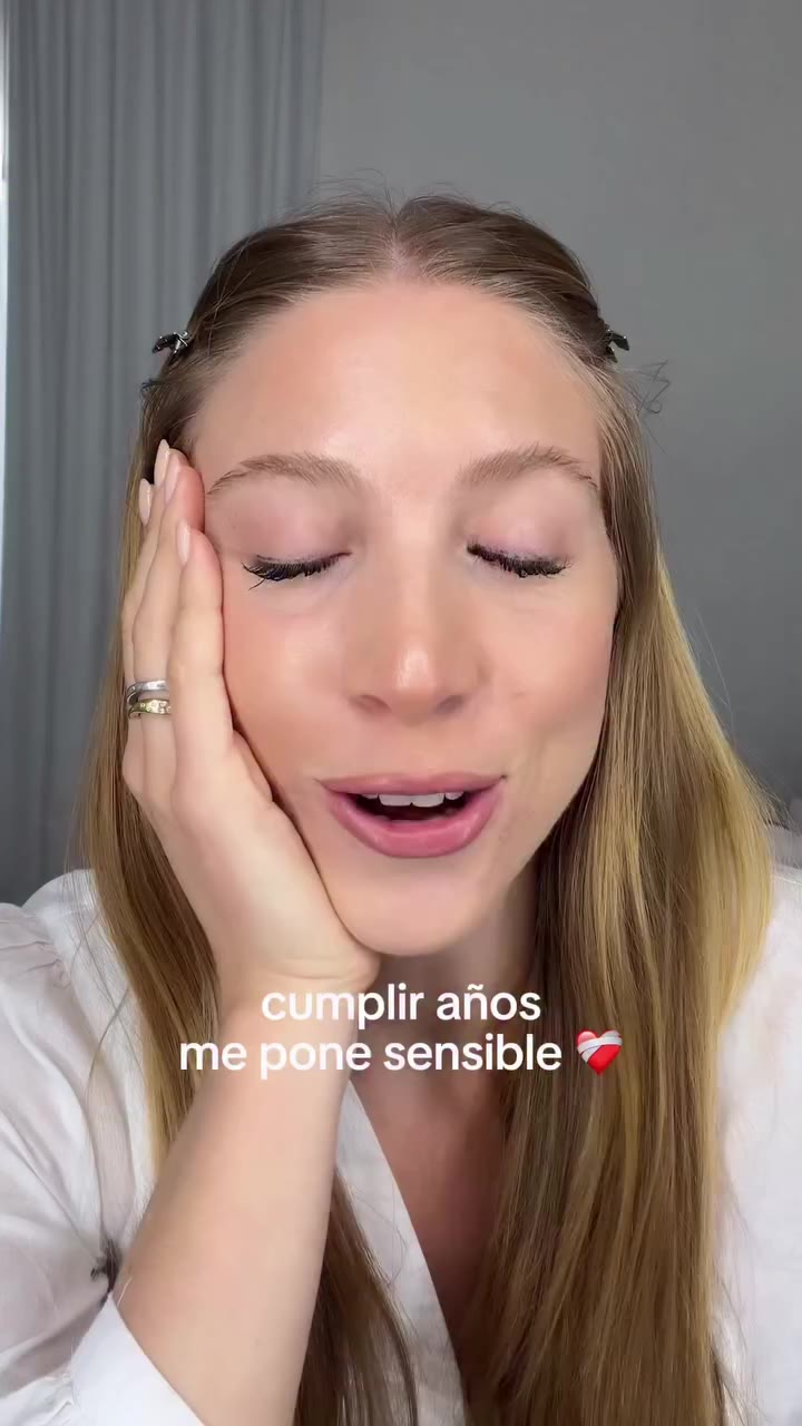 Sí, estoy más sensible de lo habitual. Yo valgo antes de cualquier logro…