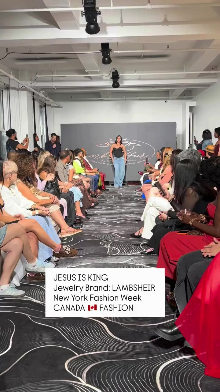 NEW YORK FASHION WEEK | Christian Canadian Brand @lambsheir 🙏 🔥 9.12 sold…