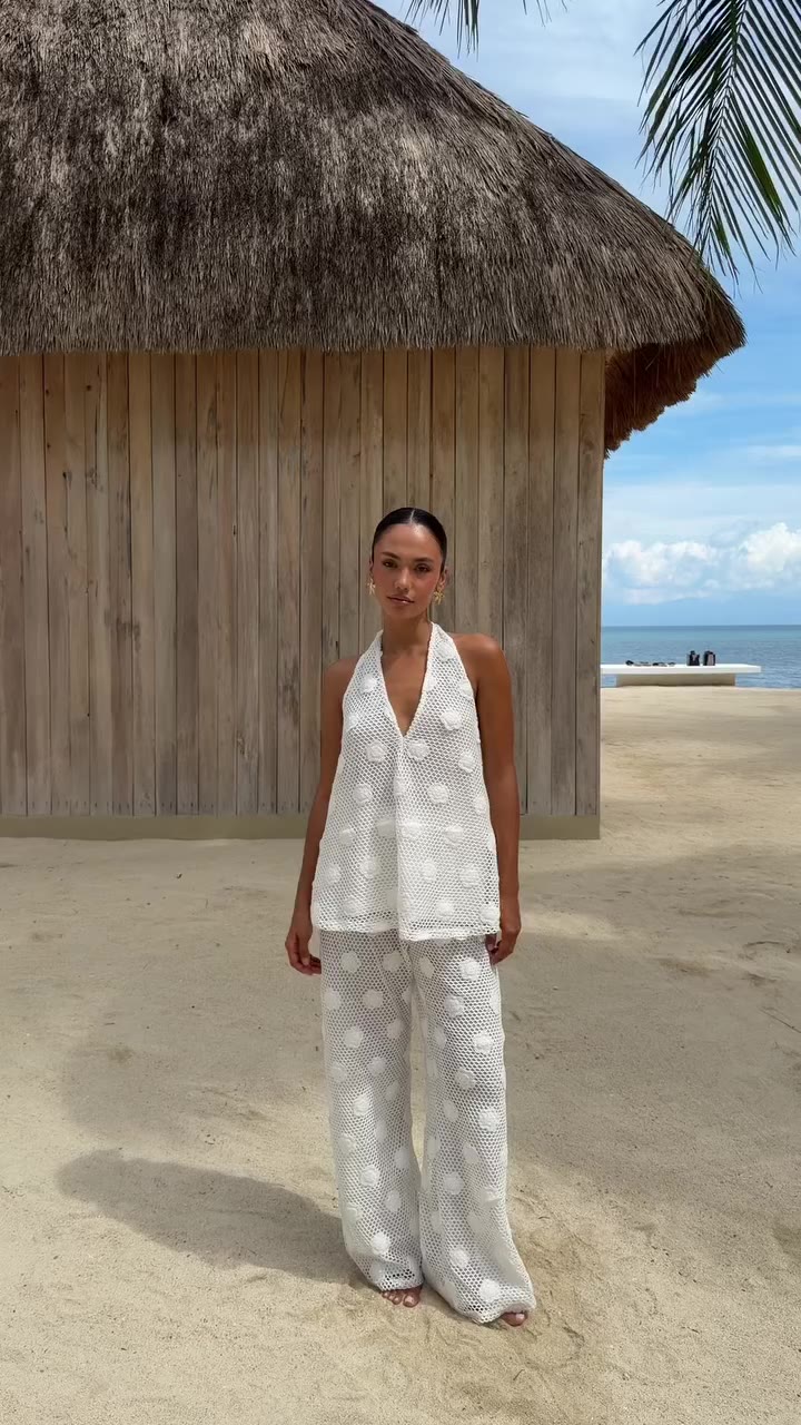 The Imelda Top & Pants. Made for sun-soaked escapes and slow afternoons by the…