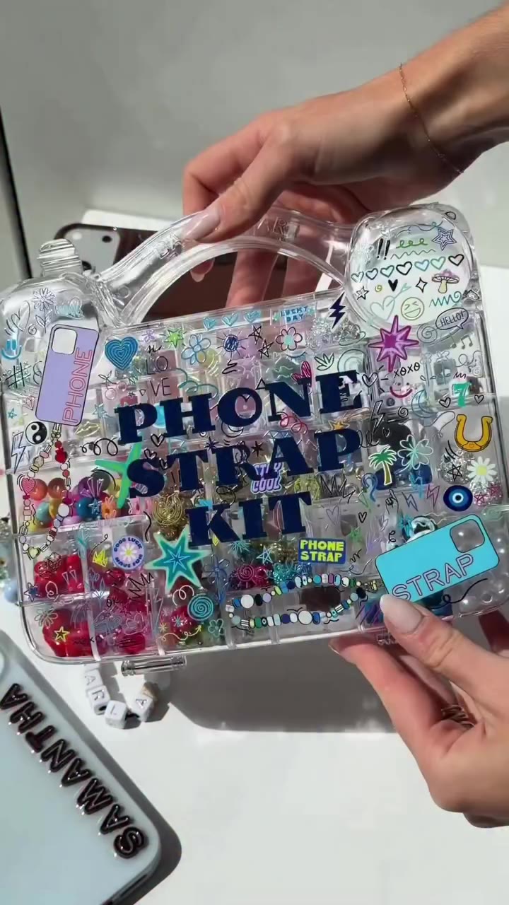Bead it. Clip it. Flaunt it. For the first time ever, the DIY phone strap kit…