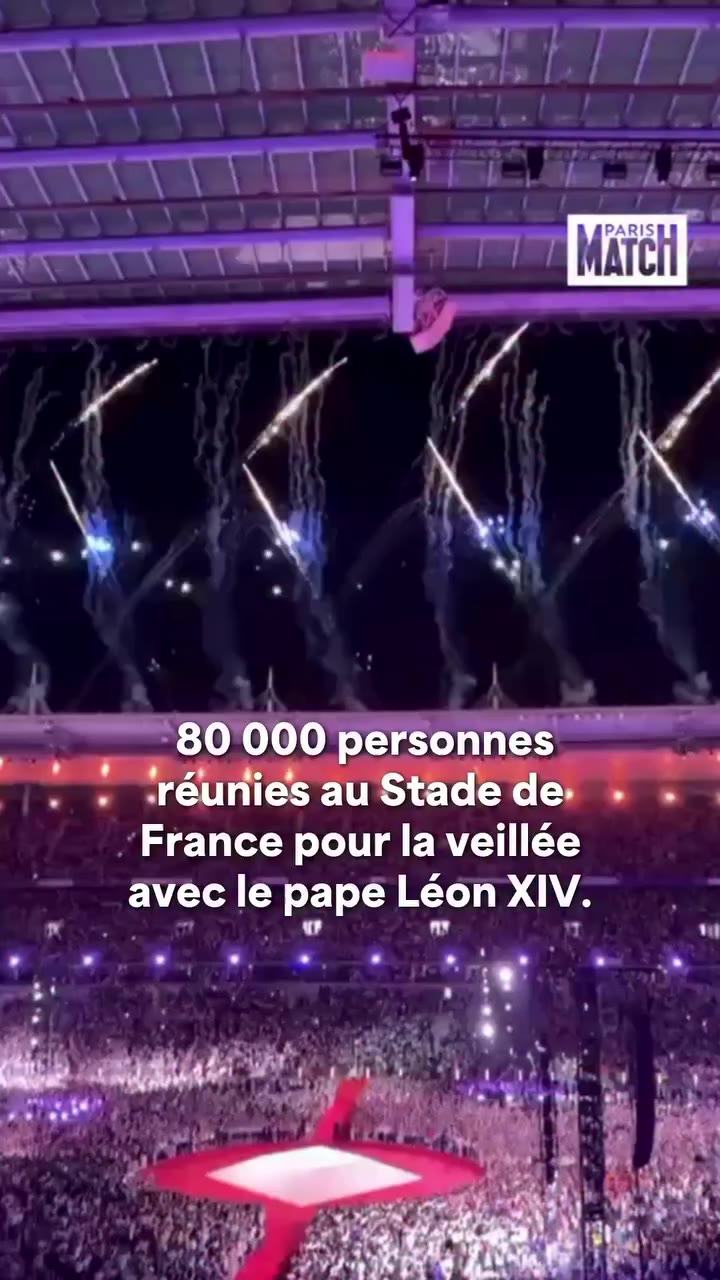 Soirée exceptionnelle ce soir au Stade de France pour la visite du pape Léon…