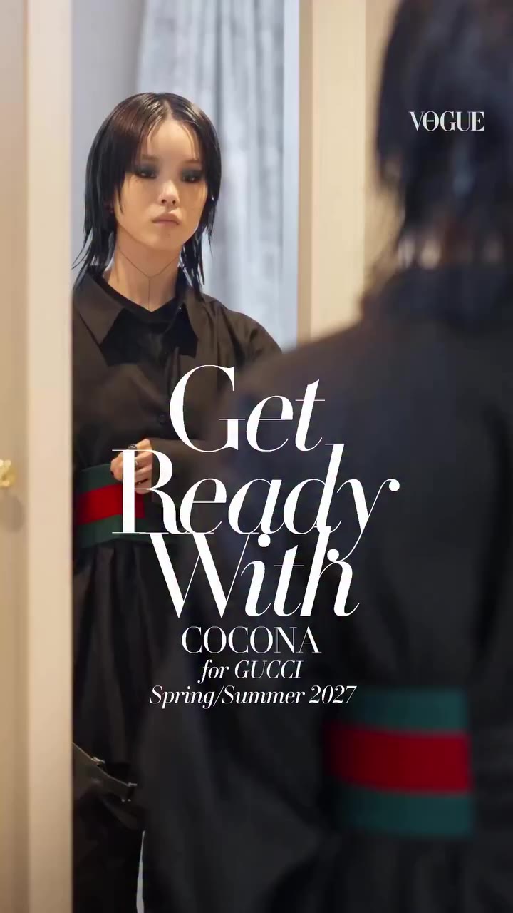 XGの #COCONA の #Gucci 2027年春夏コレクションのショーへの準備にミラノで密着。 #GetReadyWith…