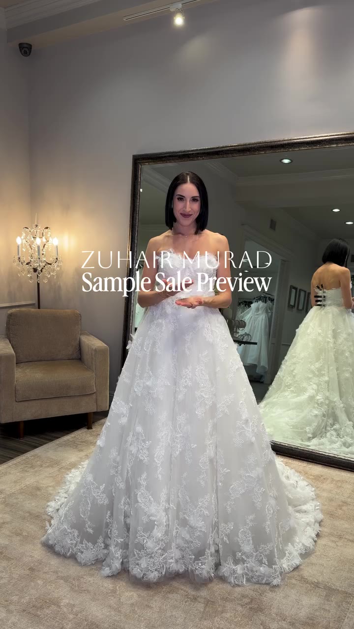 Zuhair Murad wedding dress sample sale! 5️⃣0️⃣% OFF select styles at Lovella…
