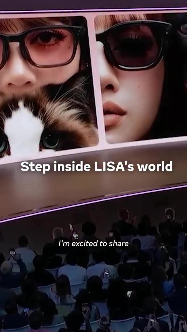LISA’s world, now in two frames. Meet Meta Glasses by LISA. Available now…