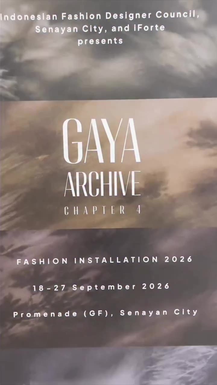 Last Call! Tinggal 2 hari lagi penutupan GAYA Archive chapter 4 — Fashion…