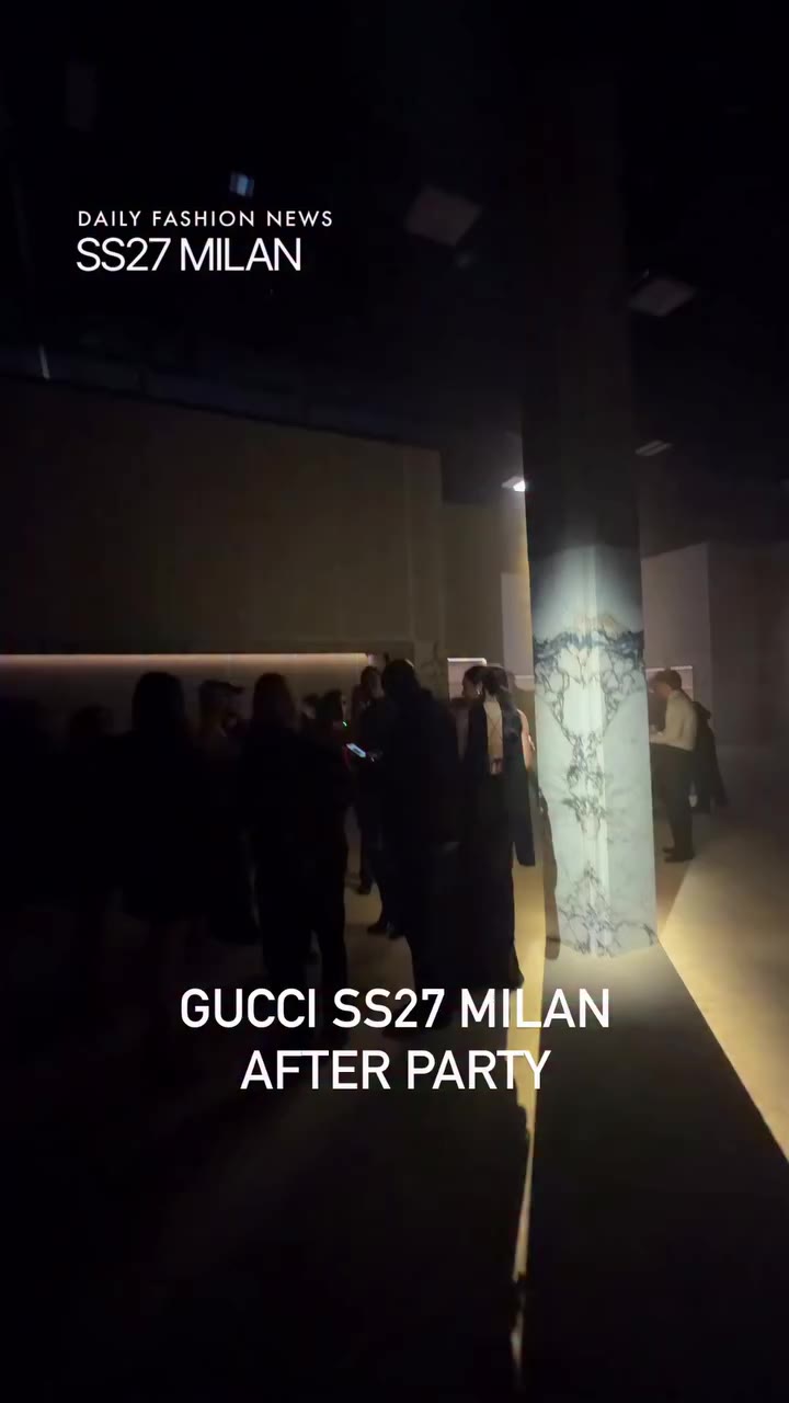 The Gucci night isn’t over yet🔥 GUCCI SS27 애프터 파티로 이어진 밀란의 밤 현장 분위기 그대로…