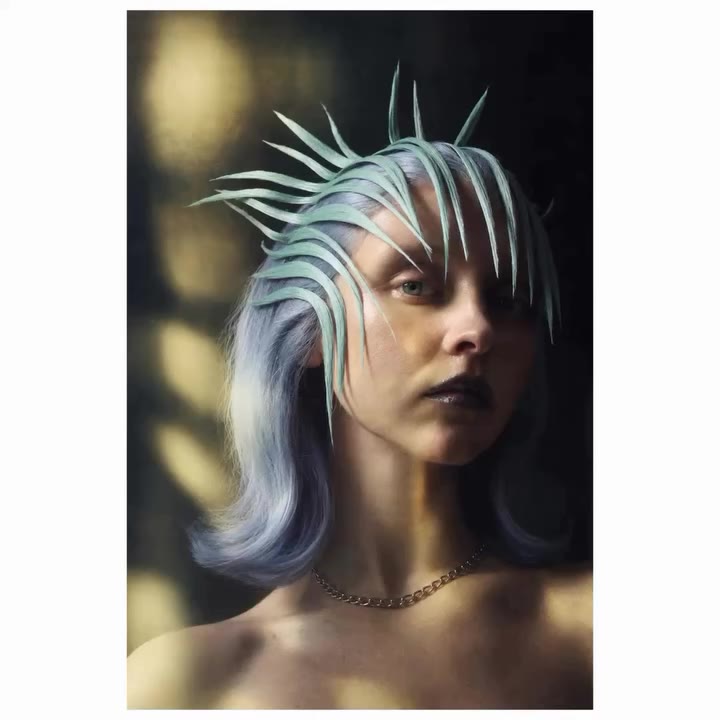 【Hair as Headpiece】 Personal Project # 319 inspired by Thierry Mugler F/W 1999…
