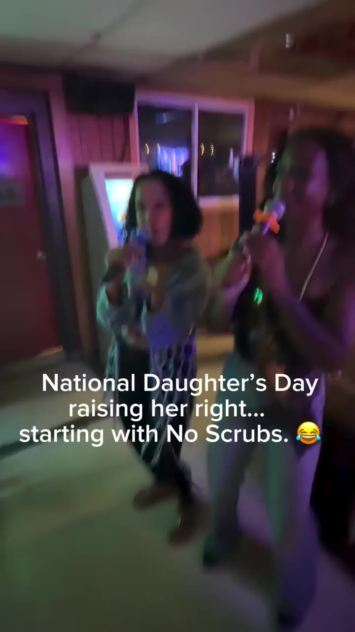 Happy National Daughters Day. She actually chose this song and I could not be…