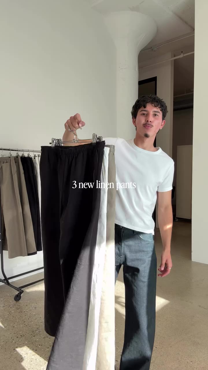 restock live. malibu linen pants ii. shop now. made in usa. 100% linen…
