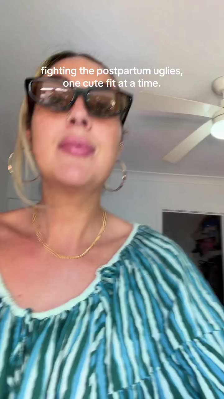 Finding a cute outfit you can breastfeed in AND hide the bra straps? Painful…