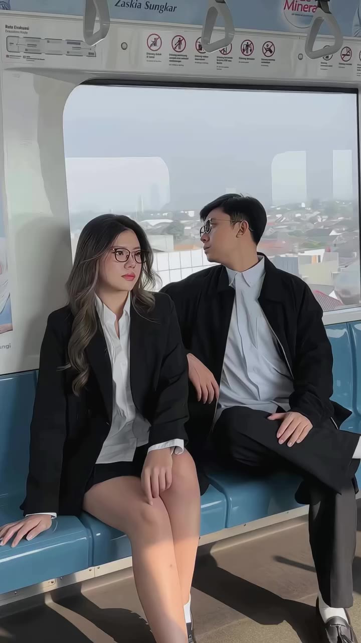 Two looks, two frames, and one effortless kind of chemistry. Because…
