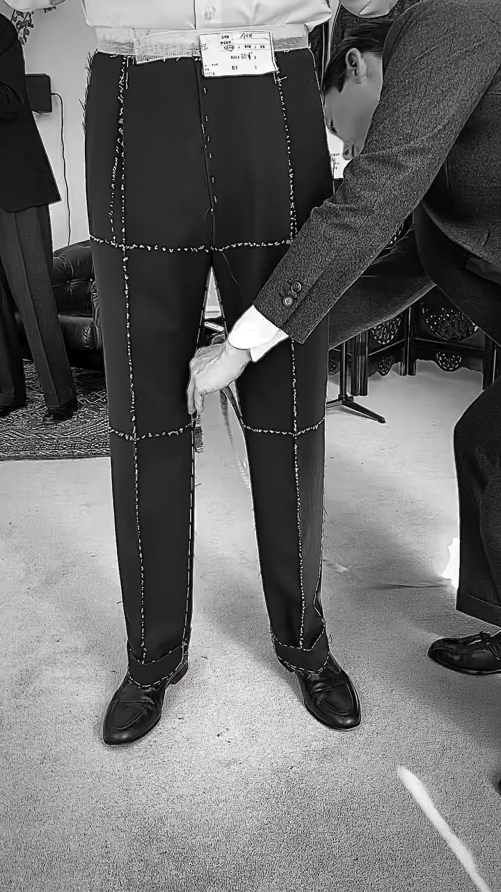 Trouser fitting #thefinerycompany #bespoketailoring #sartorial