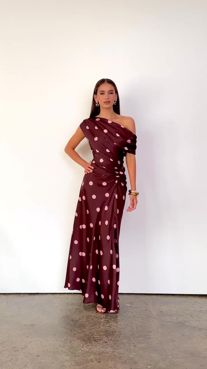 Back by popular demand. Don't miss the FLIRTINI in MERLOT POLKA DOT.