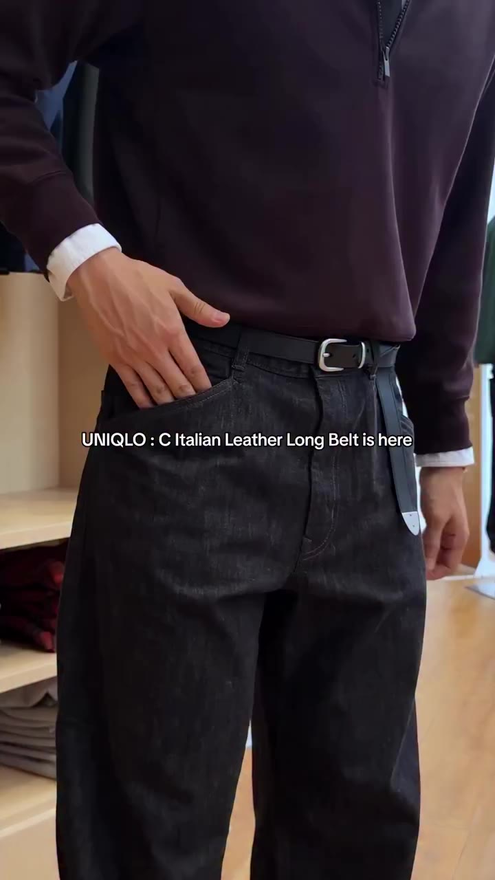 [NEW] One long belt, many ways to style it. Newly launched: The UNIQLO : C…