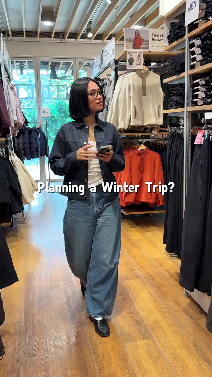 Build your next Winter Travel Outfit with UNIQLO! Find the right Tops…