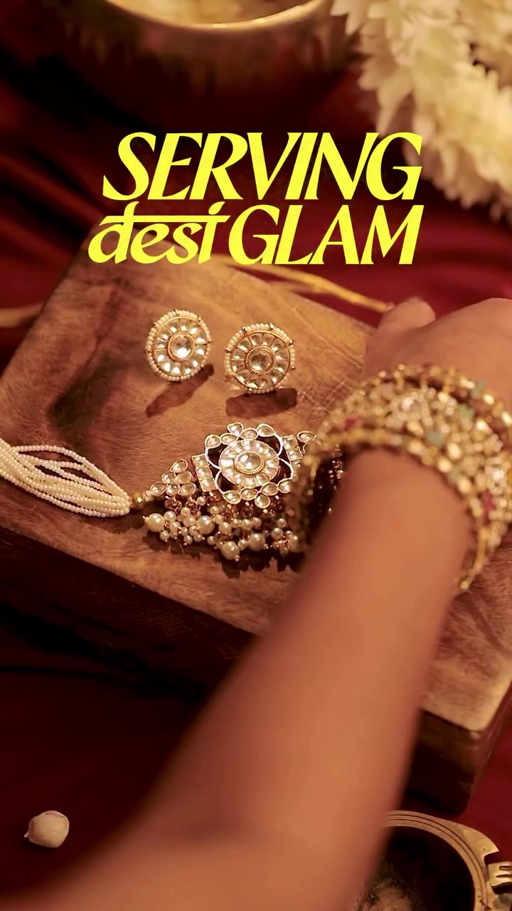 Pearls, Kundan & a whole lot of desi glam. ✨ #rubans #rubansaccessories…