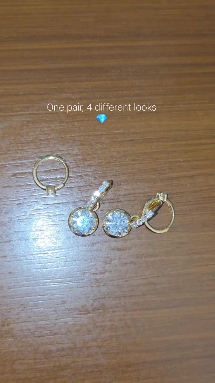 POV: your earrings have multiple personalities. 💎✨ Meet our NEW Binhi 4-Way…