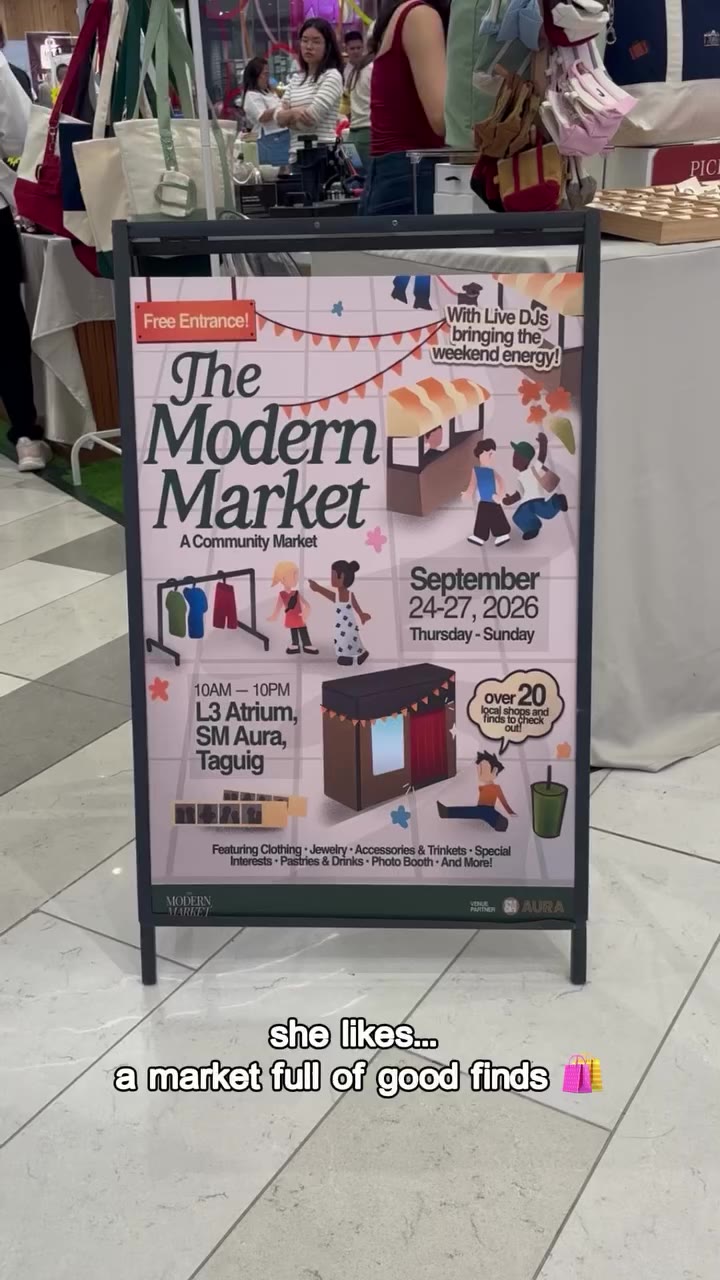 She likes… a good pop-up market. 🛍️✨ Catch us at the Modern Market and…
