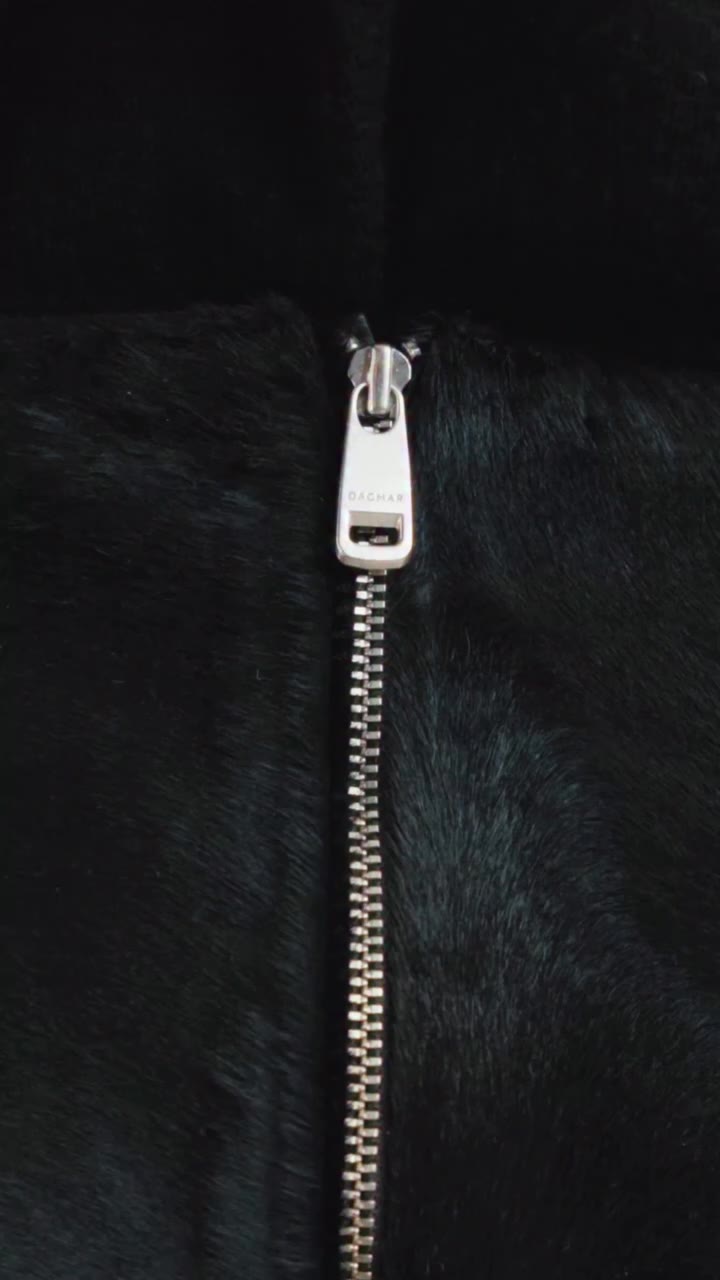 The pony leather pencil skirt.