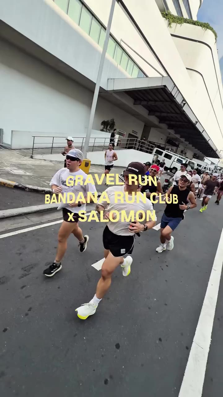 Gravel run with @salomonph x @bndnrunclub plus a bonus limited edition “off…