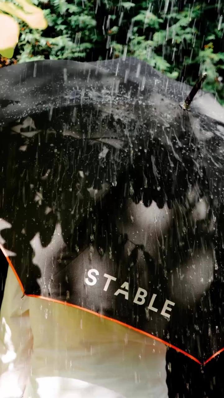 INTRODUCING the STABLE Umbrella As it rains a lot in Ireland and we are back…