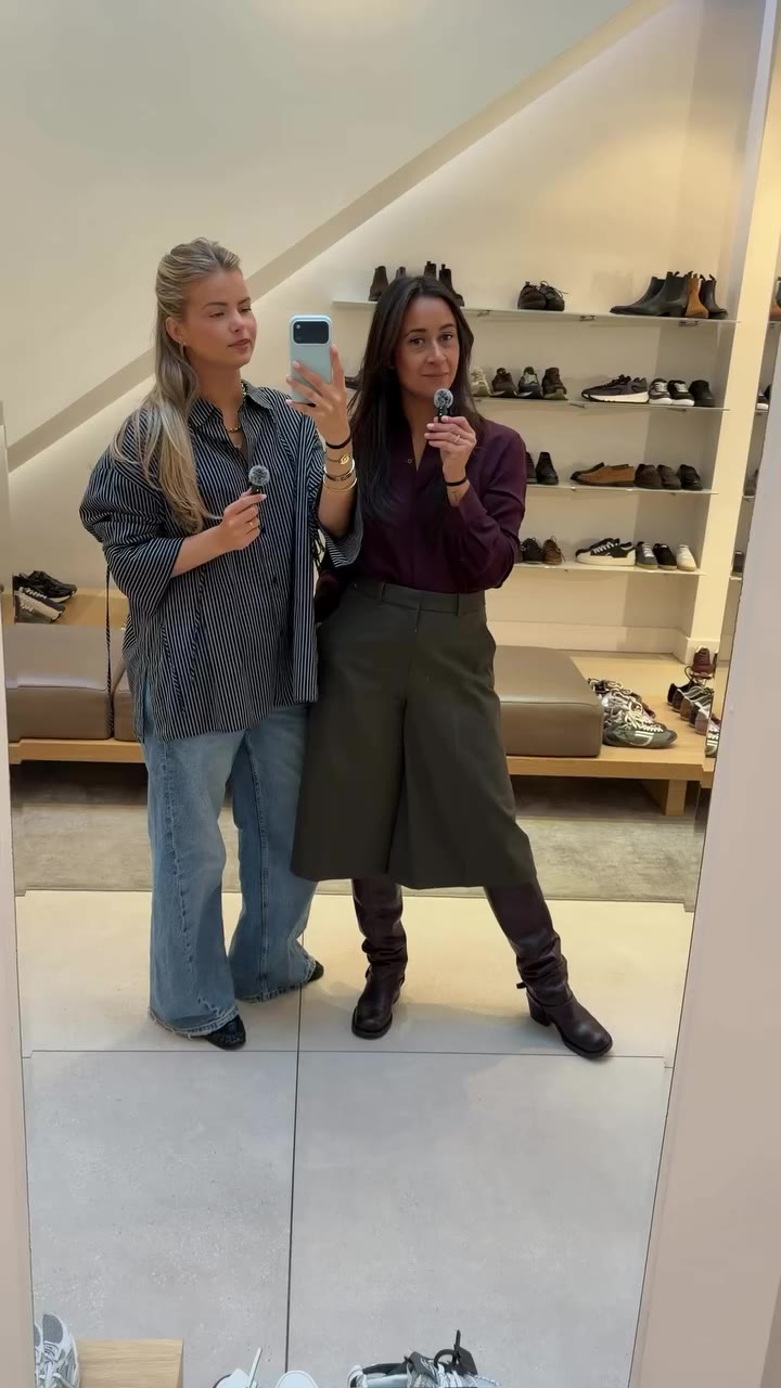 A store tour of our new collection! 👀✨ #paulwarmer #isabelmarant #shoes…