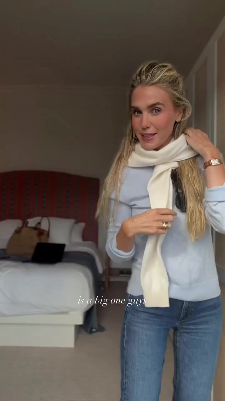 Cashmere is live! Meet the Snowbird sweater! And coordinating scarves too 🤍