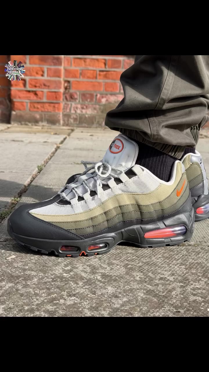 ‘2️⃣6️⃣ Nike Air Max 95 BB - Light Bone/ Anthracite/ Dark Loden/ Safety…