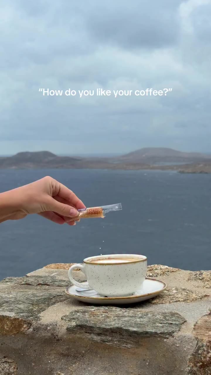 In Greece, thanks 🇬🇷 ☕️ #coffee #espresso #greece #travel #mykonos