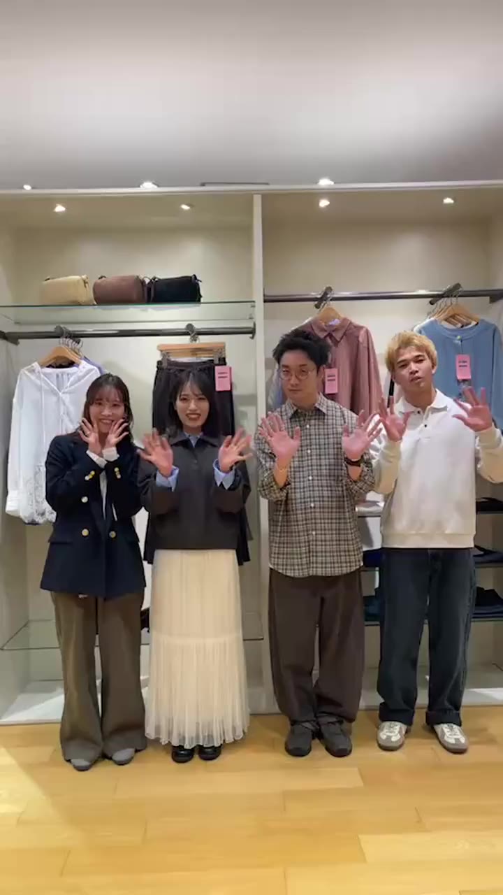 アミュプラザおおいた店より、『まだまだ着れる結論シリーズ』＆『kids スタメンシリーズ』をテーマに配信いたしました！…