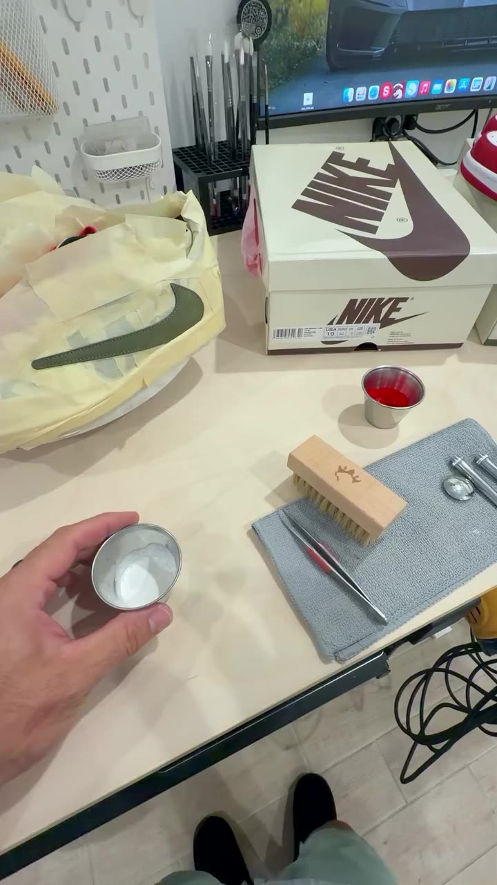 I decided to mix up a little white and put a few base coats down. I decided to…