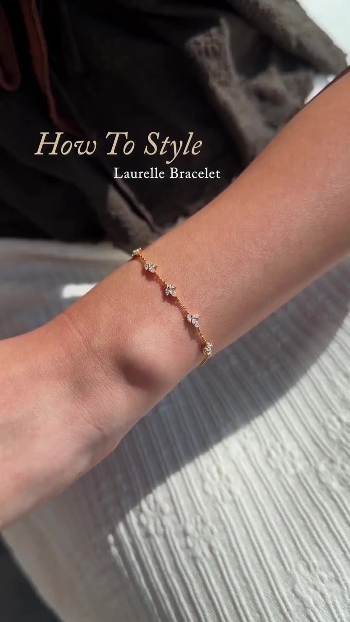 Styling inspo for our favorite Laurelle Leaf Bracelet 🍃
